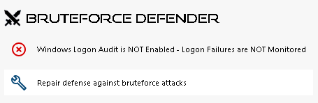 Quick Start Bruteforce Defender
